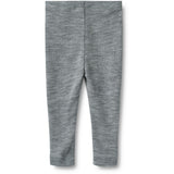 Wheat Melange Grey Wool Leggings Agi