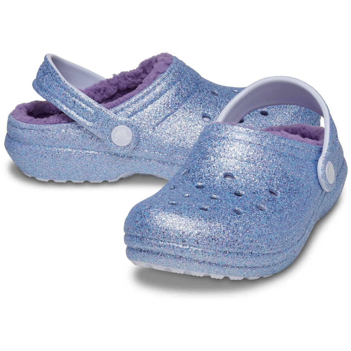 Crocs Frosted Glitter Classic Lined Glitter Clog 2