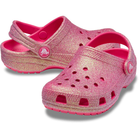 Crocs Dragon Fruit Classic Iridescent Glitter Clog