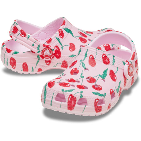 Crocs Pink Milk Classic Fresh Fruits Clog