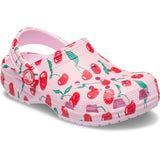 Crocs Pink Milk Classic Fresh Fruits Clog
