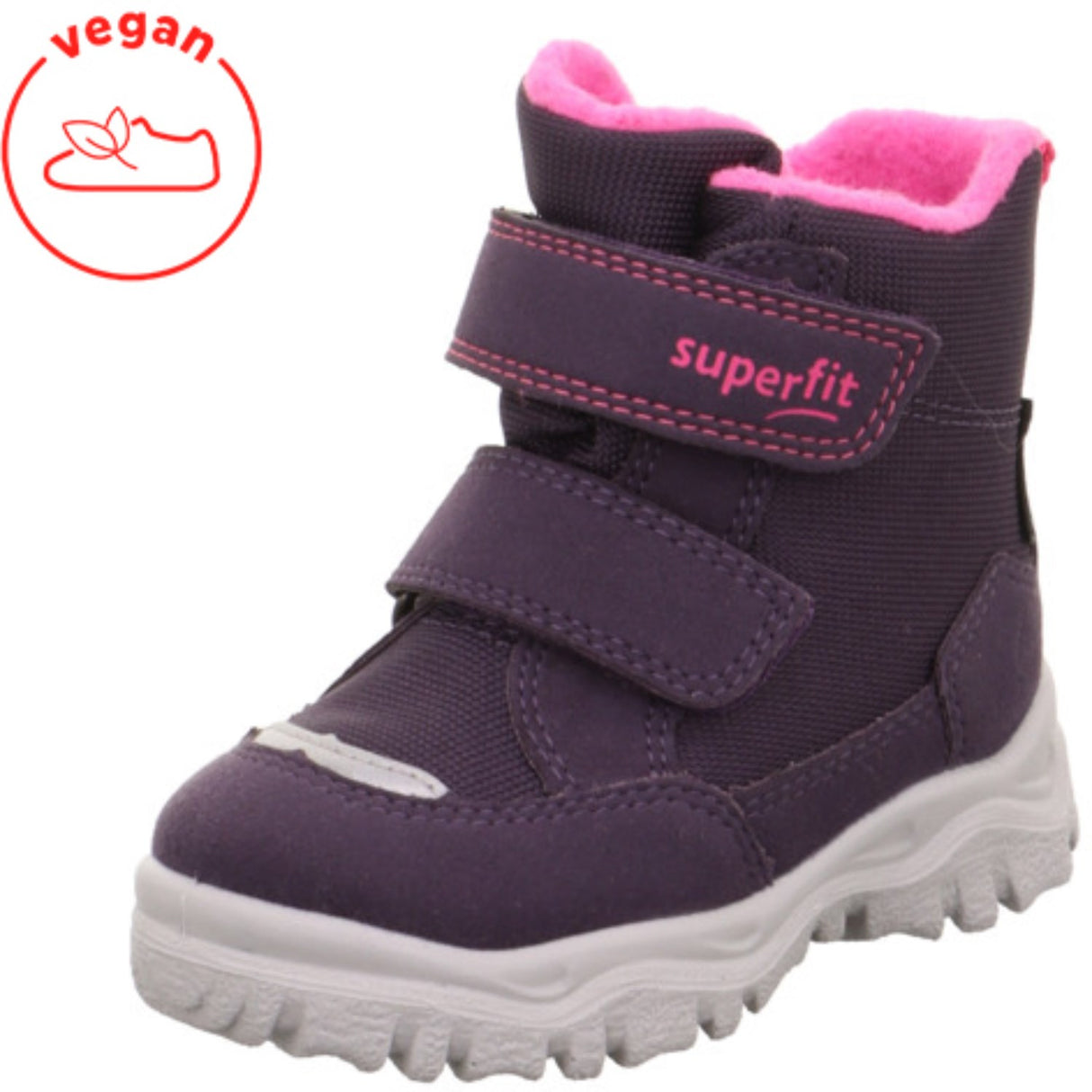 Superfit Purple/Pink Husky1 Vinterstøvler m. Varm Fór