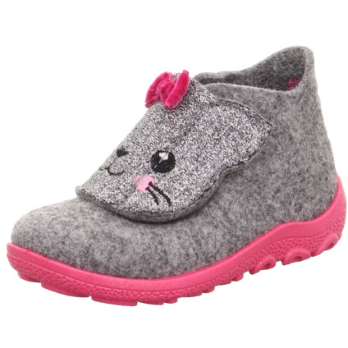 Superfit Light Grey/Pink Happy Octi Hjemmesko