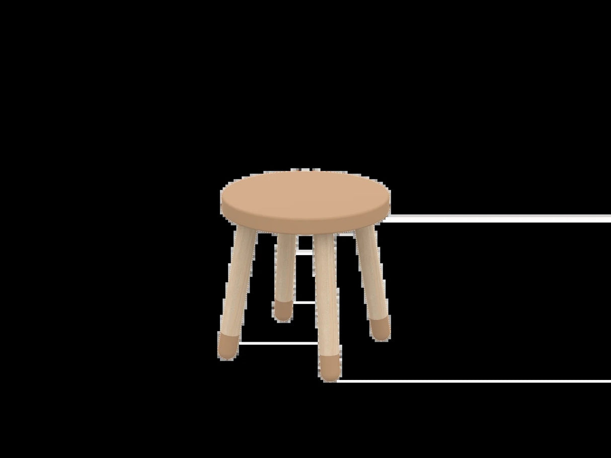 FLEXA Lattè DOTS Skammel 30x30cm