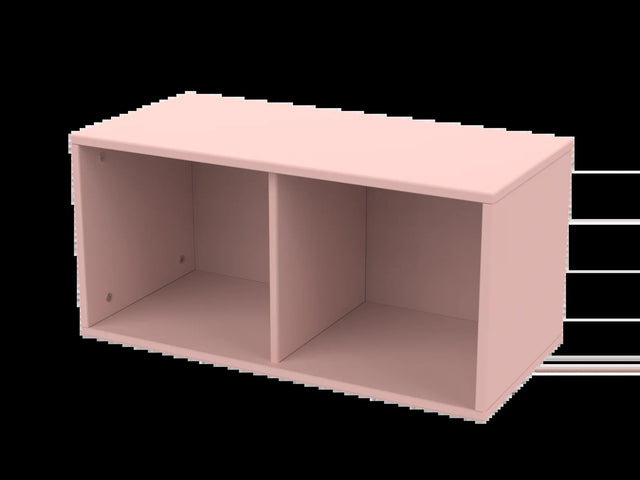 FLEXA Blushing Pink ROOMIE Bogkasse 72x34,5x34,5 cm