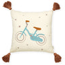 Cam Cam Copenhagen Bicycle Embroidered Cushion