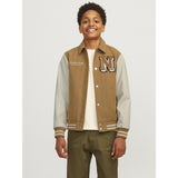 Jack & Jones Junior Forest River Carter Varsity Uld Blanding Bomber Jakke