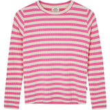 Mads Nørgaard Carmine Rose/Vanilla Ice 5x5 Classic Stripe Talika Top