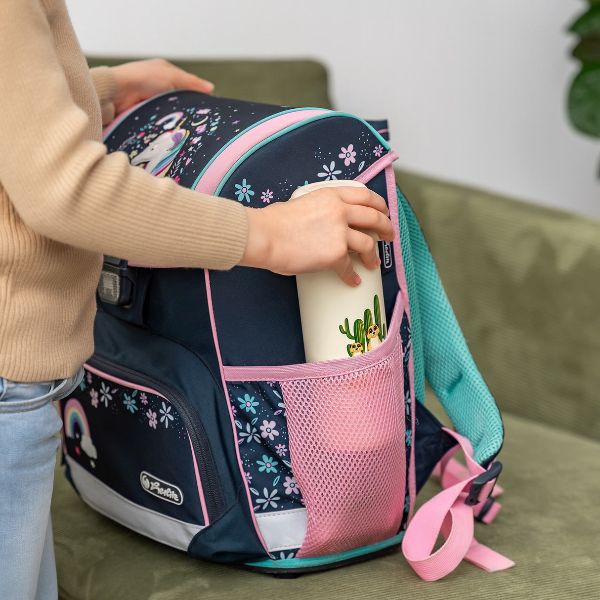 REER Drikkedunk m. sugerør - Creme