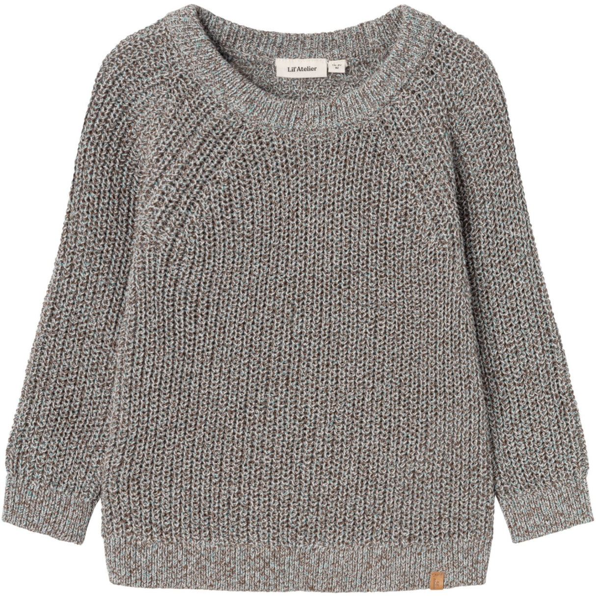 Lil'Atelier Sky Gray Noro Strik Bluse