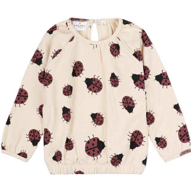 THE NEW Siblings Angora Big Lady Bug AOP Maya Sweatshirt