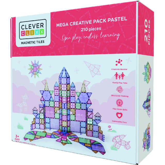 Cleverclixx Pastel Mega Creative Pack Pastel 210 stykker