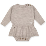 Lillelam Lys Beige Romperkjole Baby Natur