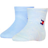 Tommy Hilfiger Light Blue Baby Strømper 2-pak Runfree