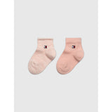 Tommy Hilfiger Soft Pink Baby Strømper 2-pak Runfree