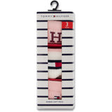 Tommy Hilfiger Soft Pink Baby Strømper 3-pak Iconic Gaveæske