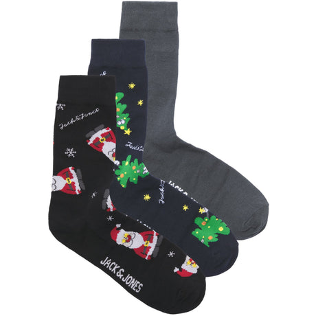 Jack & Jones Junior Black Holly Jolly Strømper Gaveæske