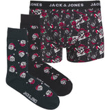 Jack & Jones Junior Black Xmas Skull Gaveæske