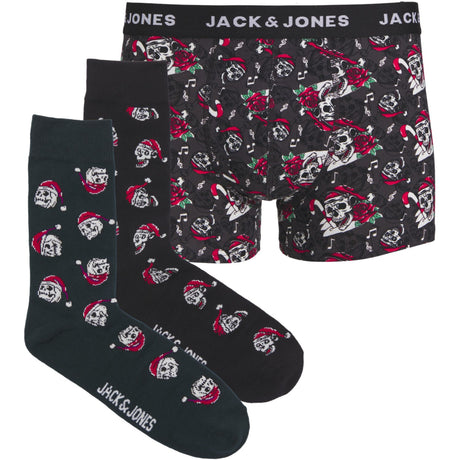 Jack & Jones Junior Black Xmas Skull Gaveæske