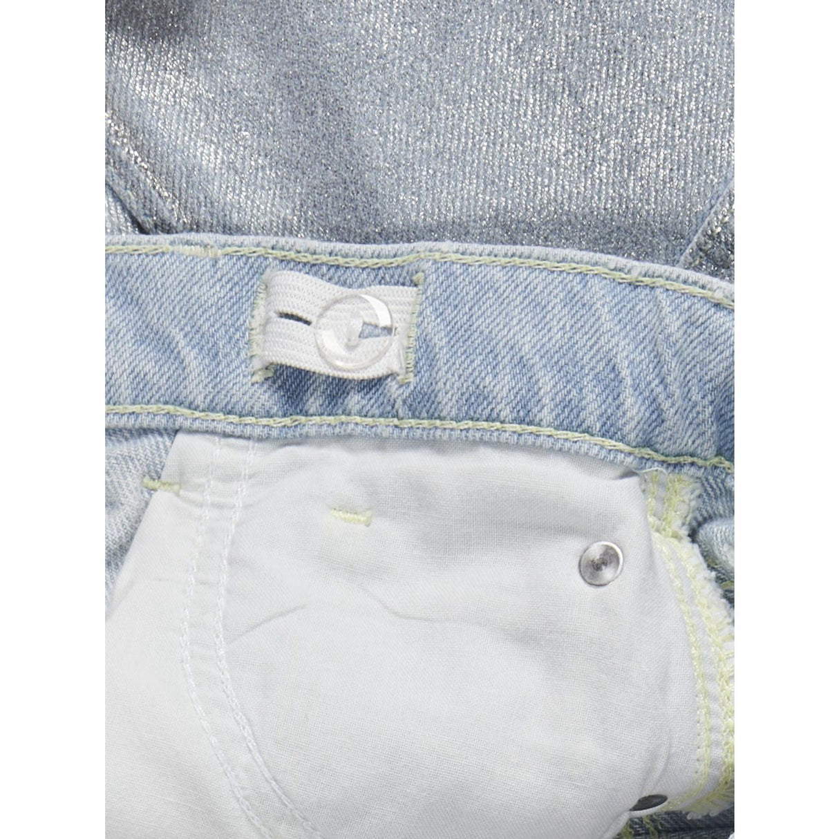 kids ONLY Light Blue Denim Canal Maxi Nederdel Silver Denim Red Cro