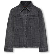 kids ONLY Grey Denim Hudson Deco Denim Jakke Red Cro