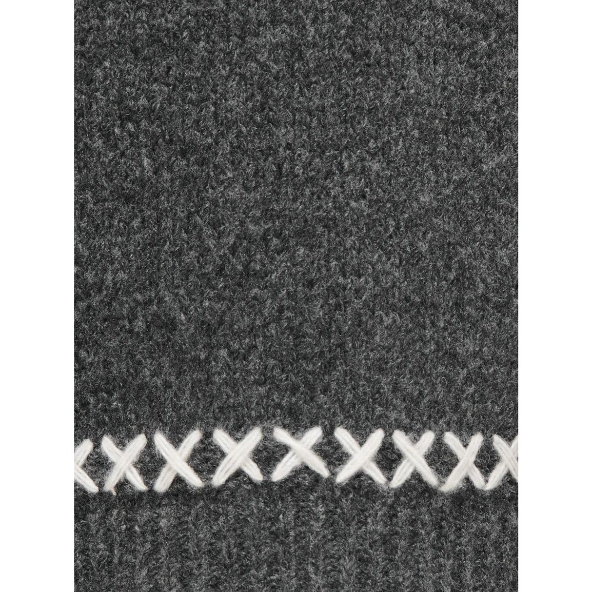 kids ONLY Dark Grey Melange Amanda Life O-Neck Detail Strik Bluse