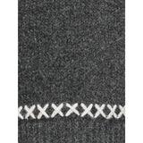 kids ONLY Dark Grey Melange Amanda Life O-Neck Detail Strik Bluse