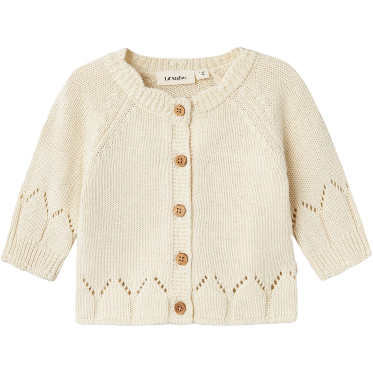 Lil'Atelier Turtledove Ramla Strik Cardigan