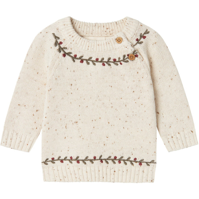 Lil'Atelier Turtledove Galto Rio Strik Bluse