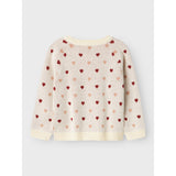 Lil'Atelier Turtledove Saran Strik Cardigan Heart