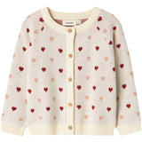 Lil'Atelier Turtledove Saran Strik Cardigan Heart