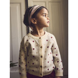 Lil'Atelier Turtledove Saran Strik Cardigan Heart