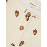 Lil'Atelier Turtledove Acorn Gavo Elo Slim Bluse