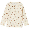 Lil'Atelier Turtledove Acorn Gavo Elo Slim Bluse