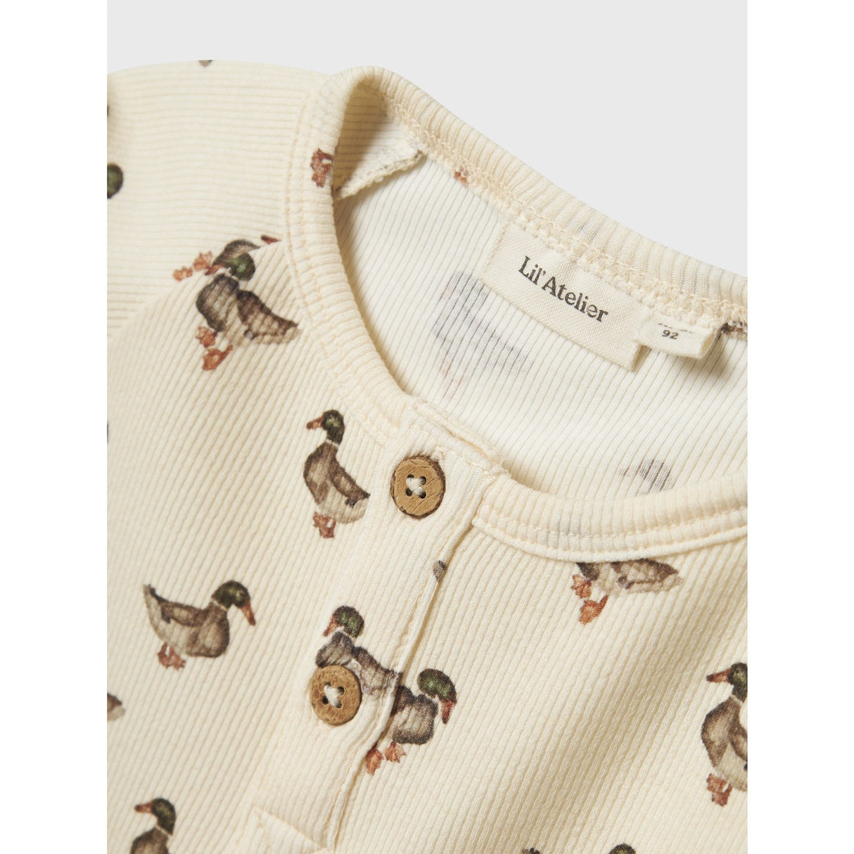 Lil'Atelier Turtledove Duck Gavo Elo Slim Bluse