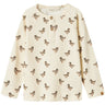 Lil'Atelier Turtledove Duck Gavo Elo Slim Bluse