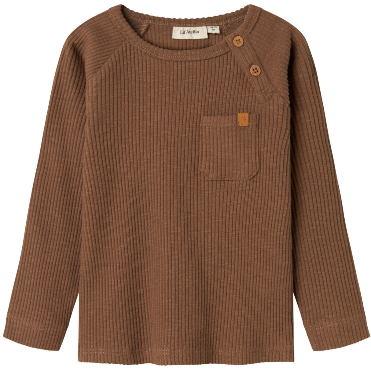 Lil'Atelier Shitake Rajo Mub Slim Bluse