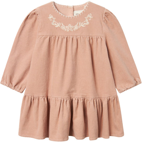 Lil'Atelier Rugby Tan Revelle Corduroy Kjole