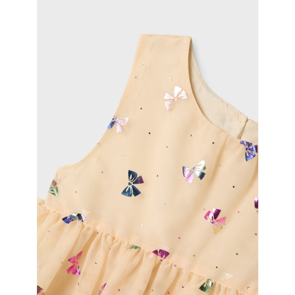 Name It Buttercream Bows Vabos Spencer Dress