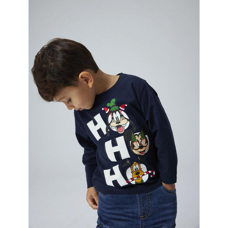 Name It Dark Sapphire Silas Mickey Mouse Regular Bluse