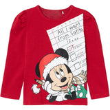 Name It Jester Red Sille Minnie Mouse Bluse