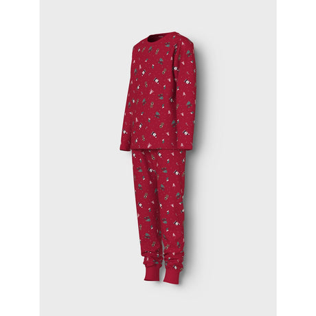 Name It Jester Red Christmas Elements Vismas Pyjamas