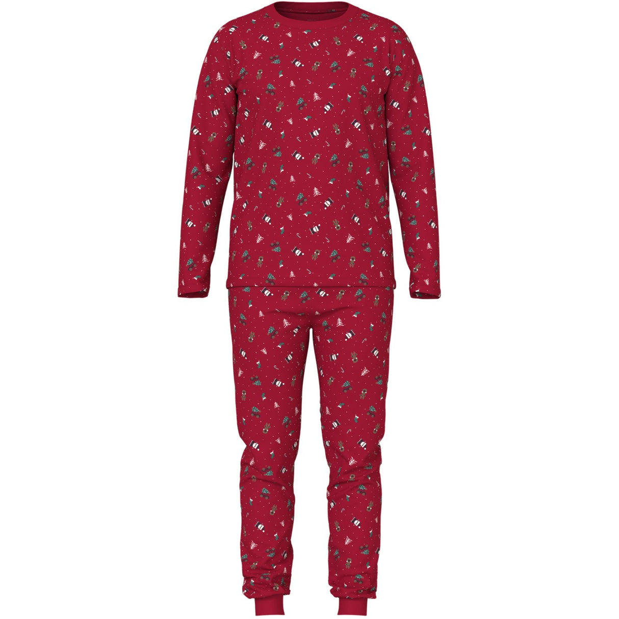 Name It Jester Red Christmas Elements Nanvismas Pyjamas Voksen