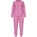 Name It Fuchsia Pink Christmas Elements Nanvismas Pyjamas Voksen