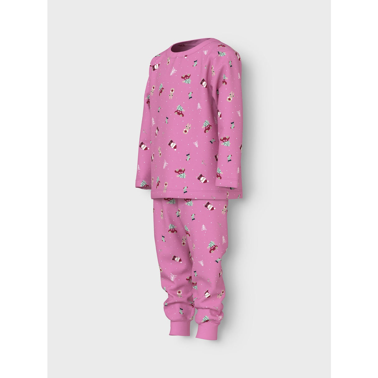 Name It Fuchsia Pink Christmas Elements Vismas Pyjamas