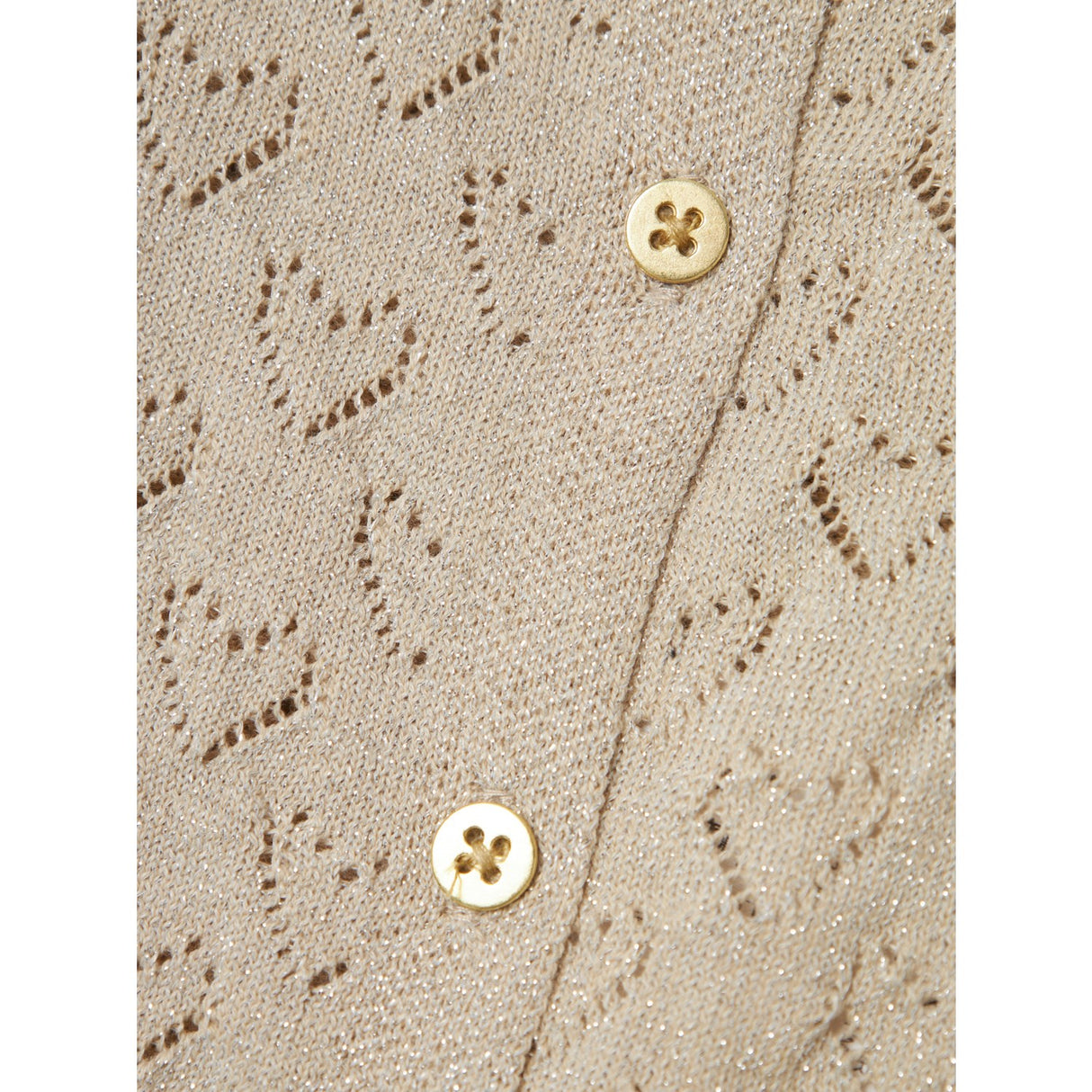 Name It Frosted Almond Riglitter Strik Cardigan