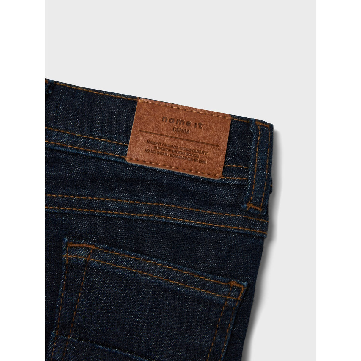 Name It Dark Blue Denim Unwashed Theo Jeans