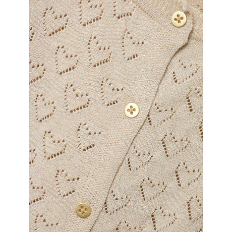 Name It Frosted Almond Riglitter Strik Cardigan