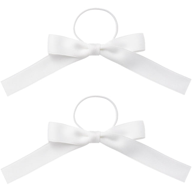 Name It Bright White Rena 2-pack Bow Hårelastik