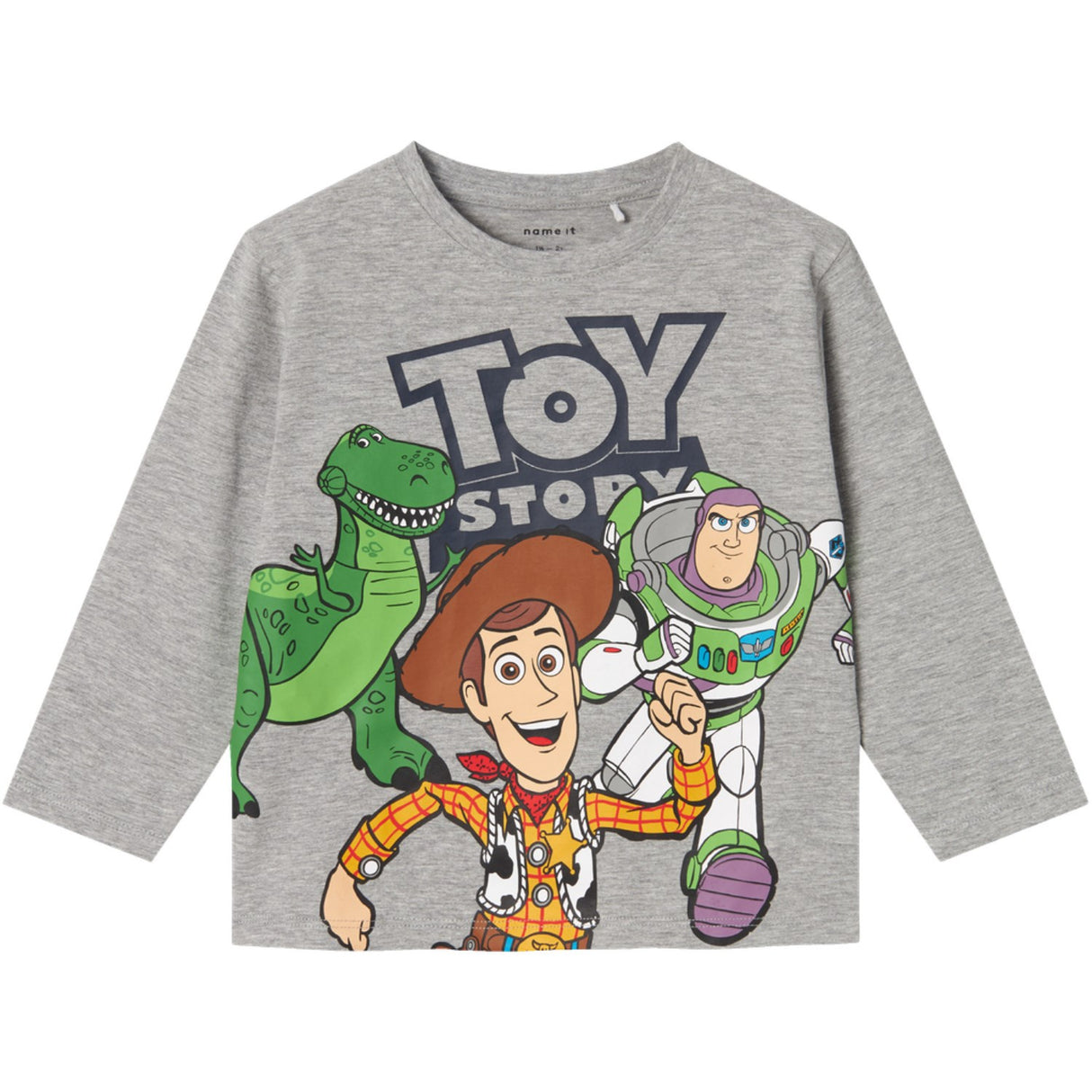 Name It Grey Melange Oliver Toy Story Regular Bluse